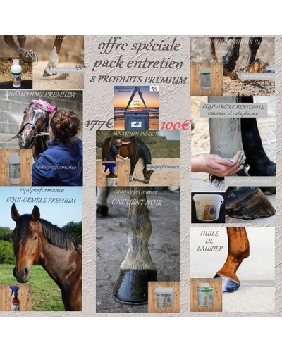 cadeau, argile,huile de laurier,shampoing,solution insectes,biotine sabots,fourchettes