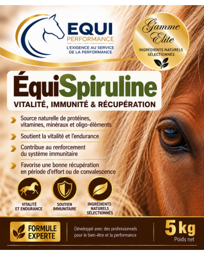 spiruline cheval