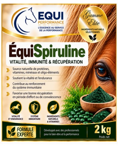spiruline cheval