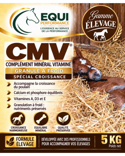 complément minéral vitaminé, poulain et cheval adulte