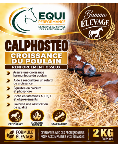 croissance du poulain calphostéo renforcement osseux